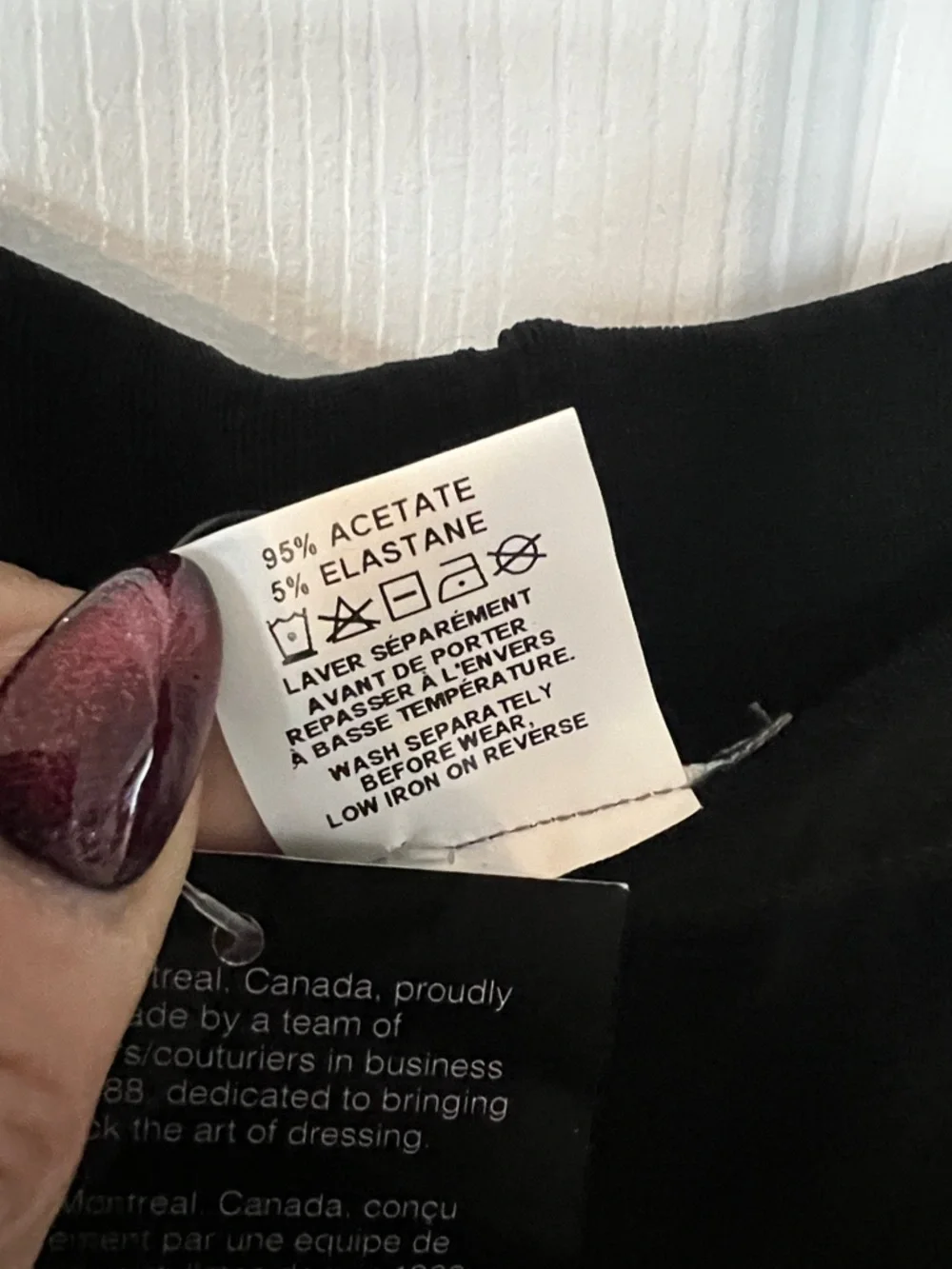 NWT - Kim & Co Black Straight-Leg Women's Pants - Picture 3 of 4